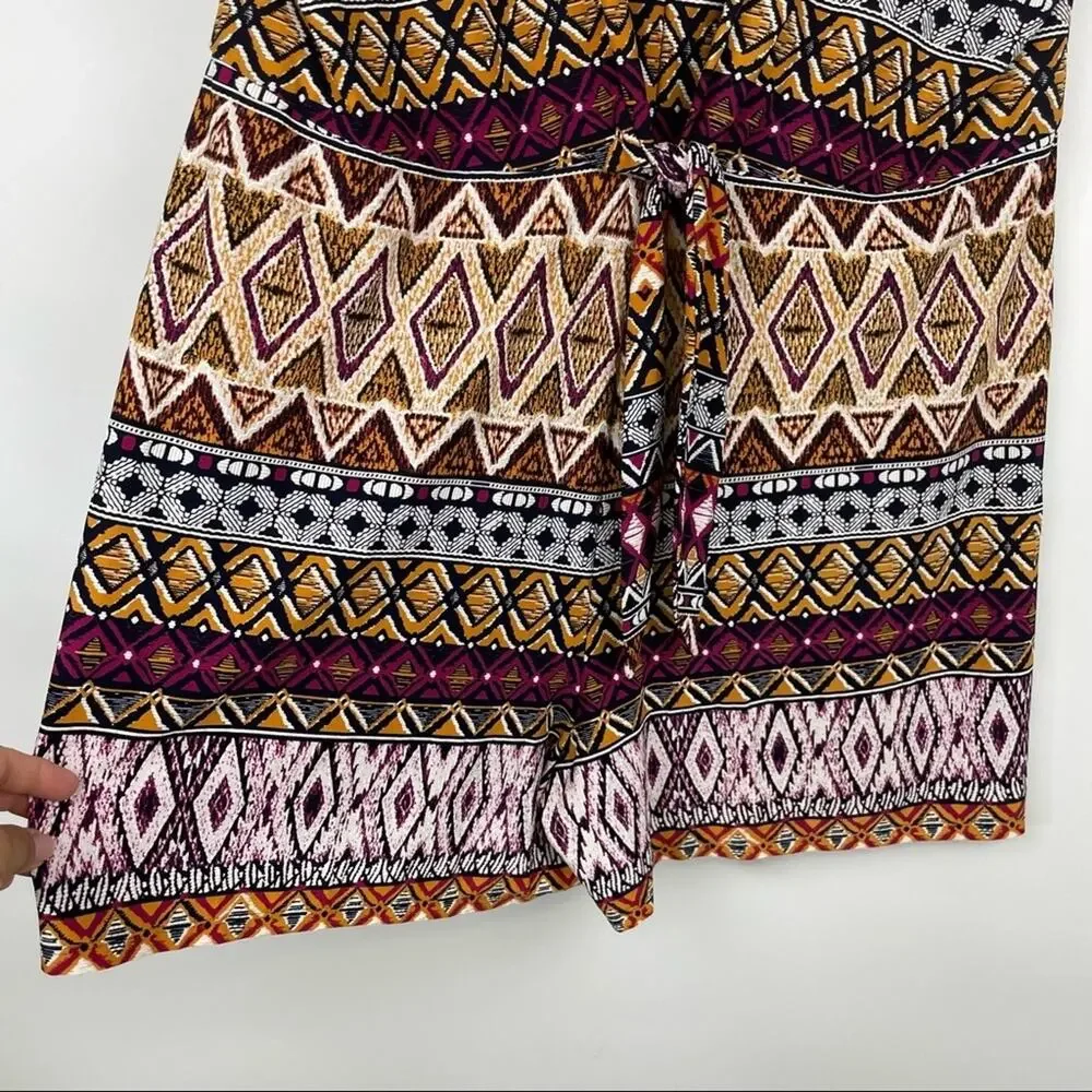 Cato multicolor romper keyhole back V-neck Y2K size XL